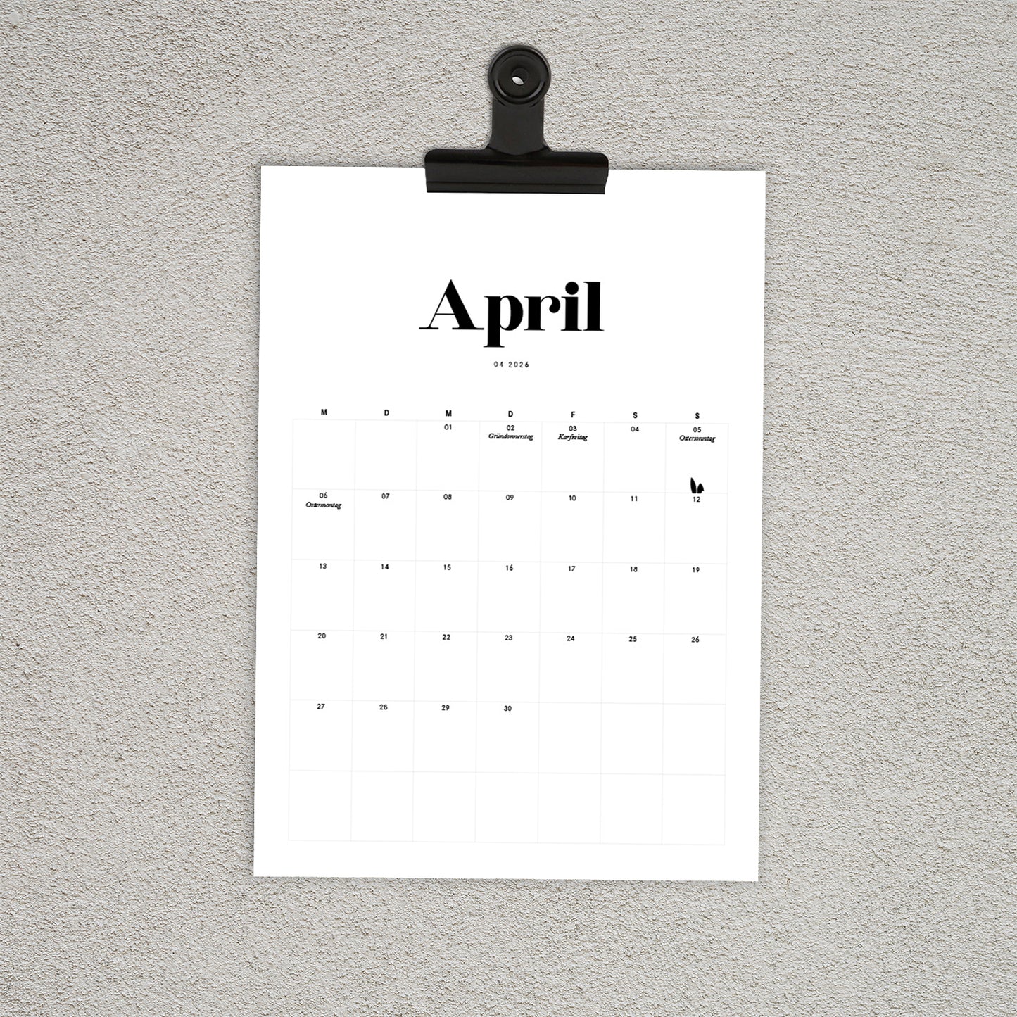 Kalender 2026