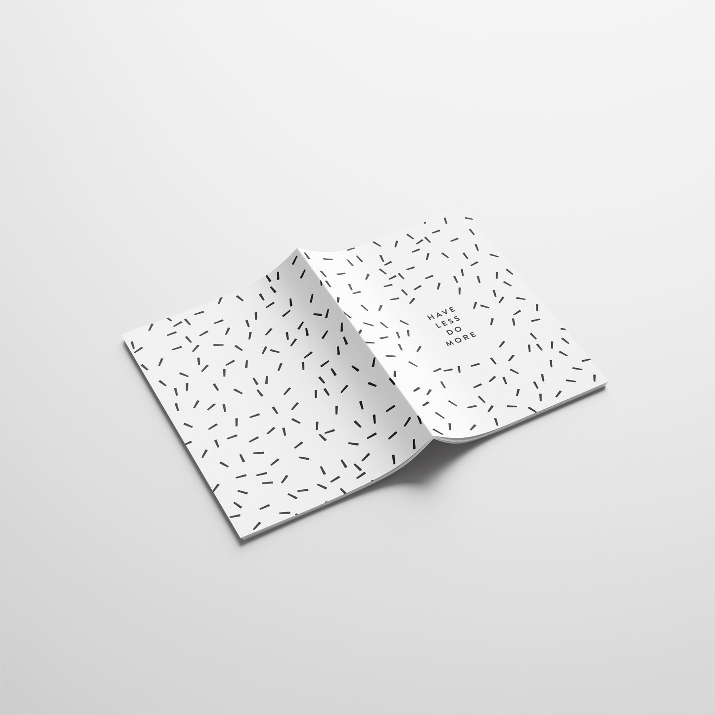 Have less do more / Notizheft