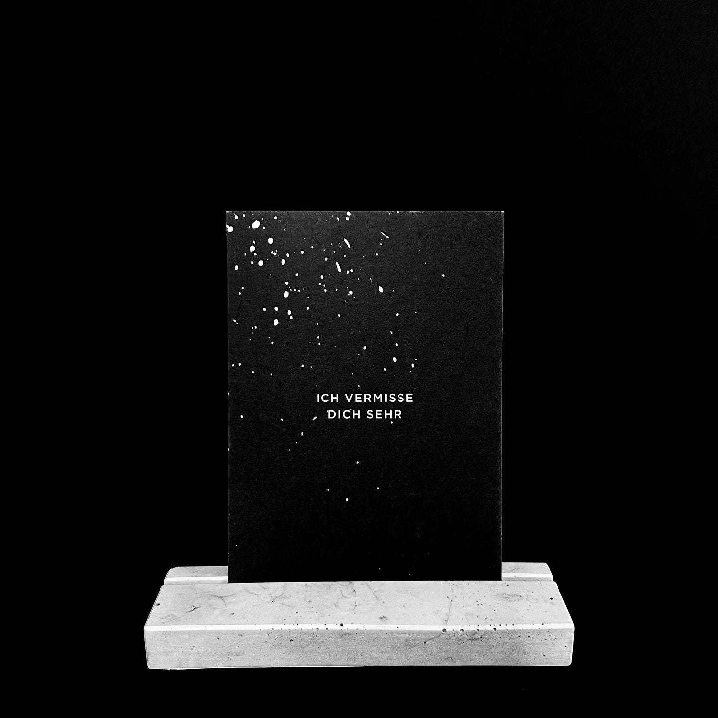 Ich vermisse Dich sehr