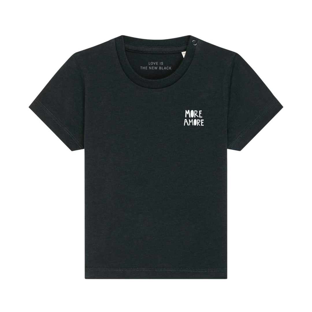 More Amore / Black Baby Shirt