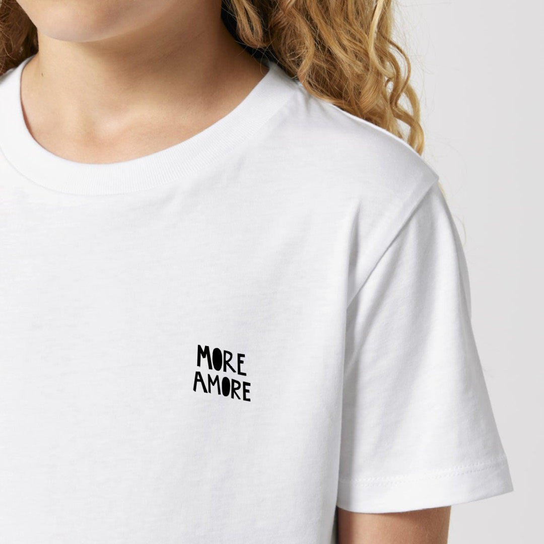 More Amore / White Kids T-Shirt