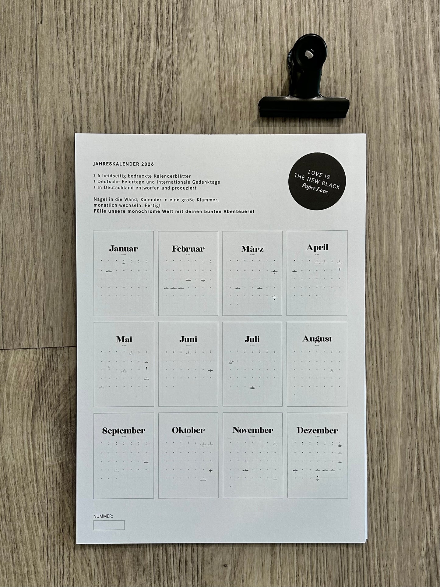 Kalender 2026