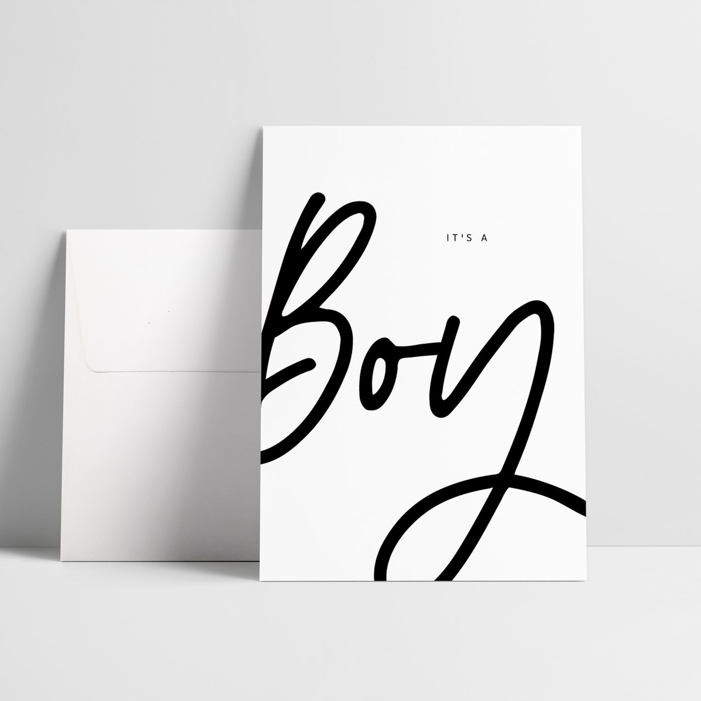 It's a Boy / Klappkarte