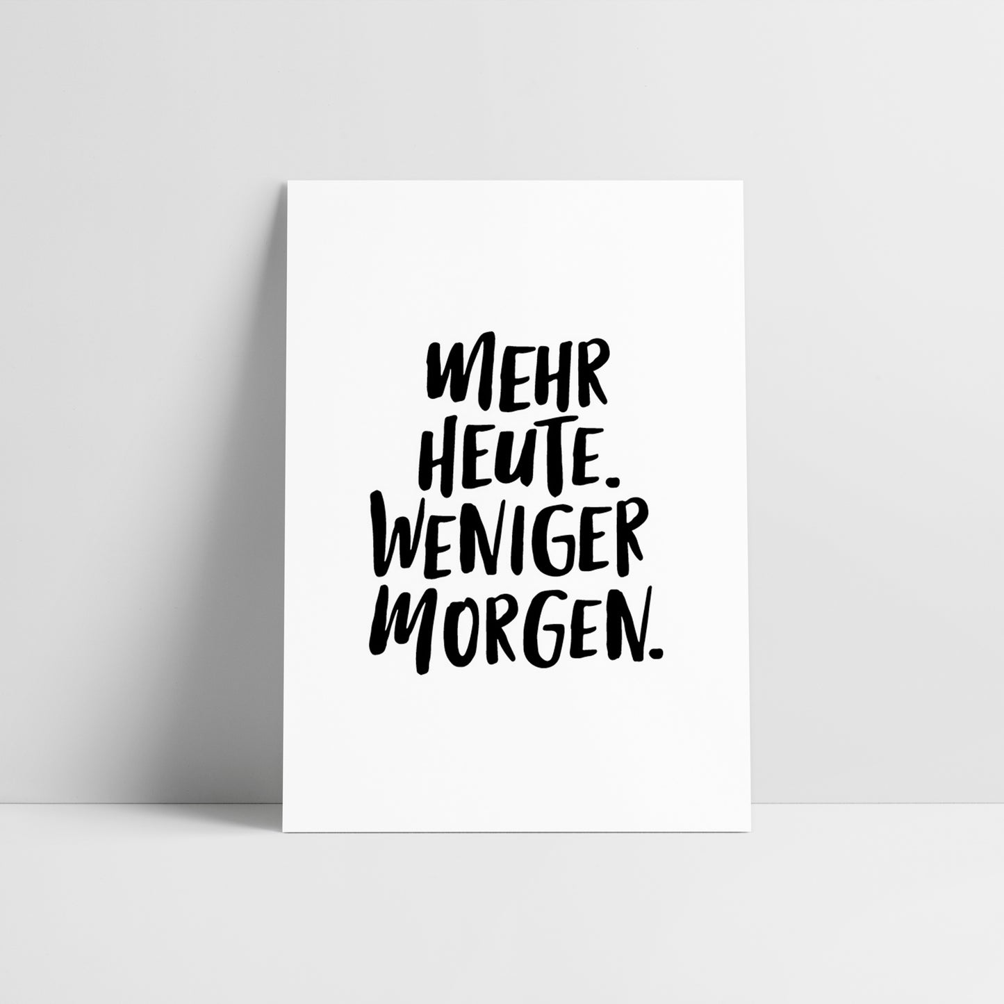 Mehr Heute, weniger Morgen