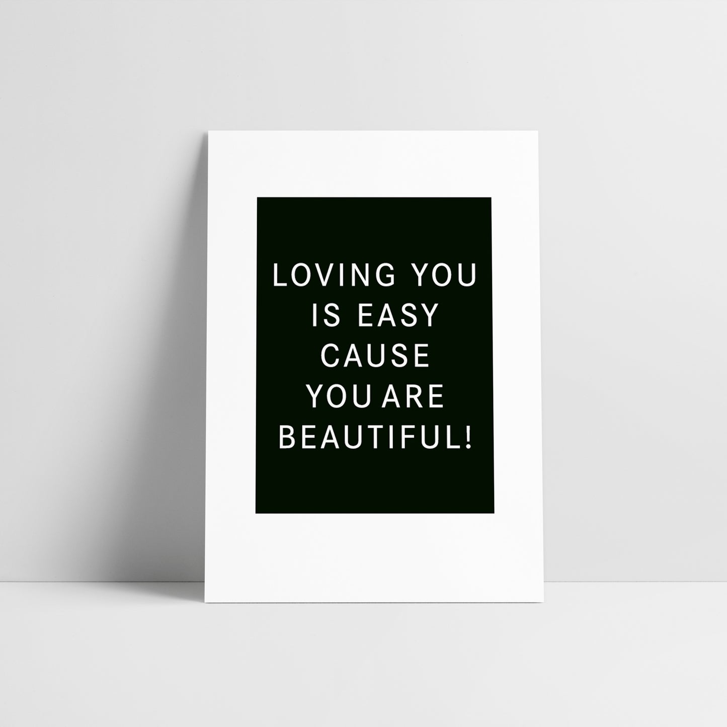 Loving you is easy