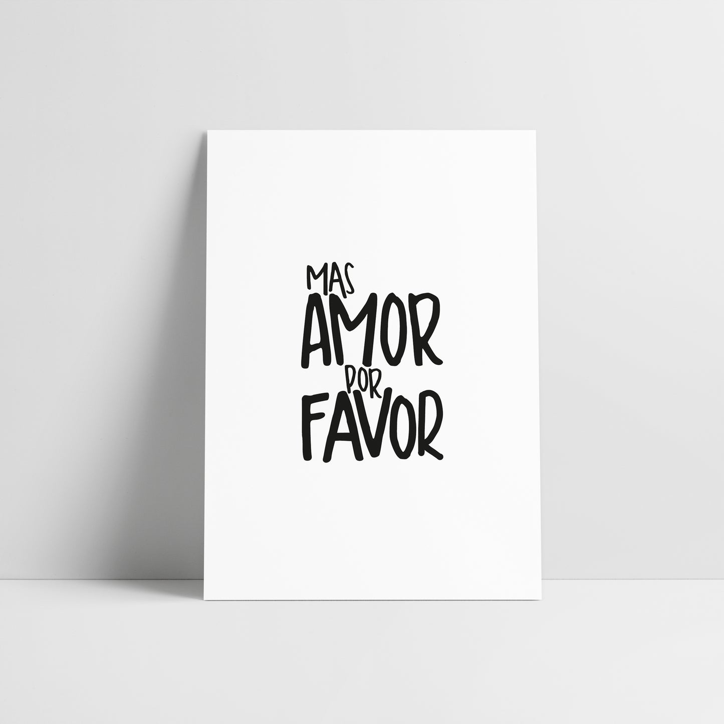 Mas Amor Por Favor