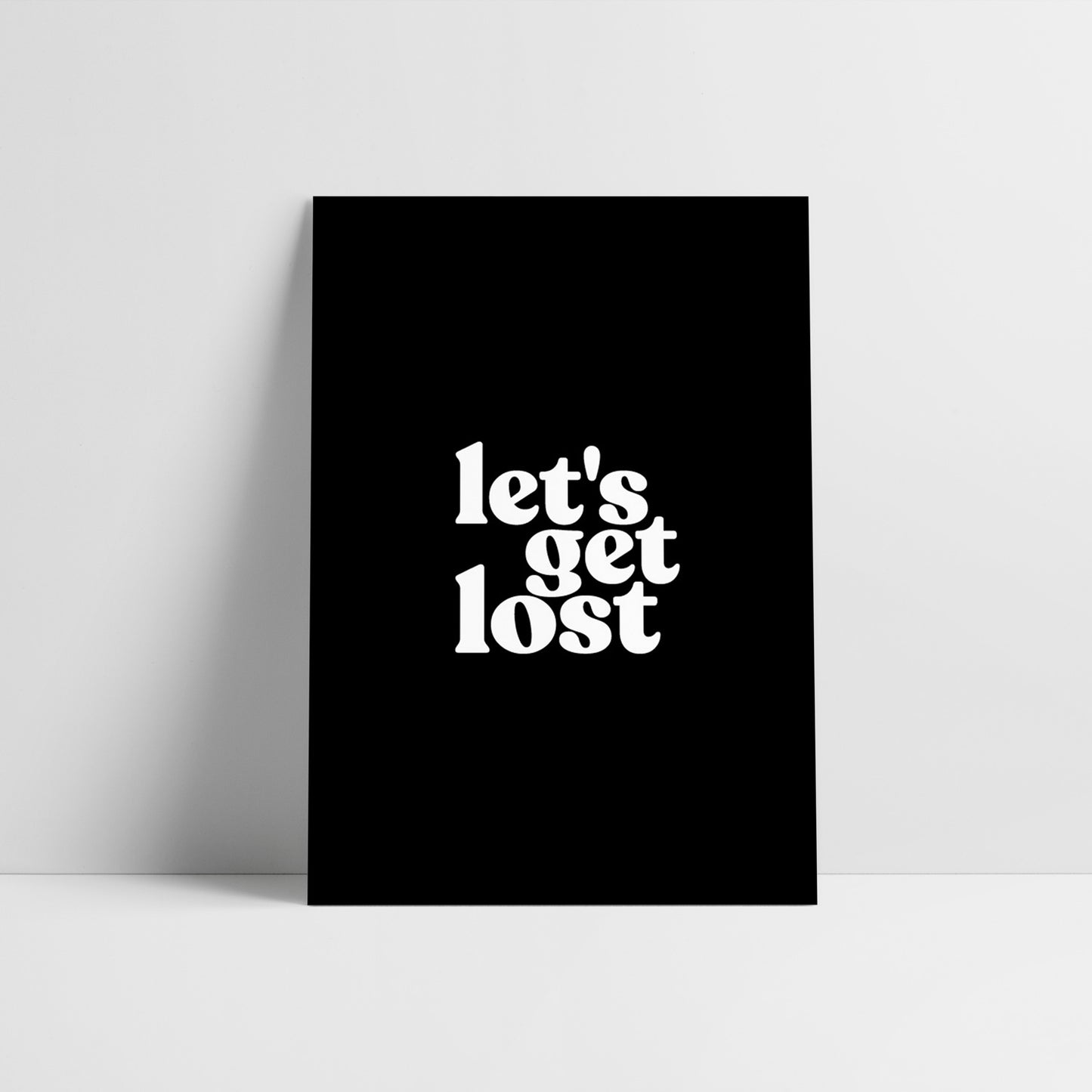 Let's get lost