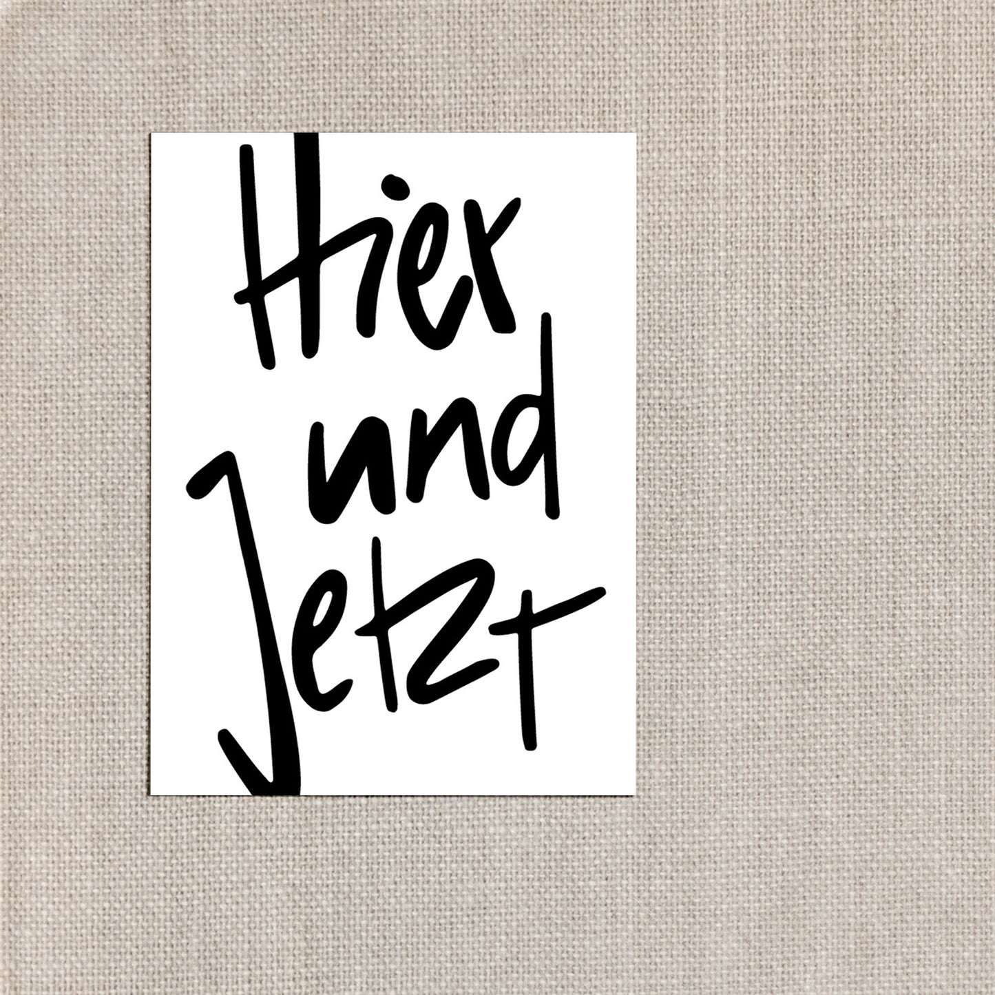 Hier und Jetzt
