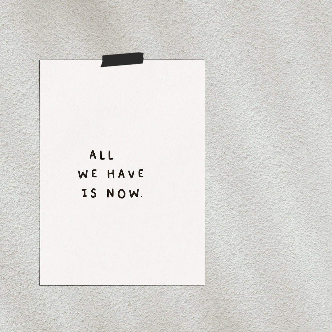 All we have is now / Poster