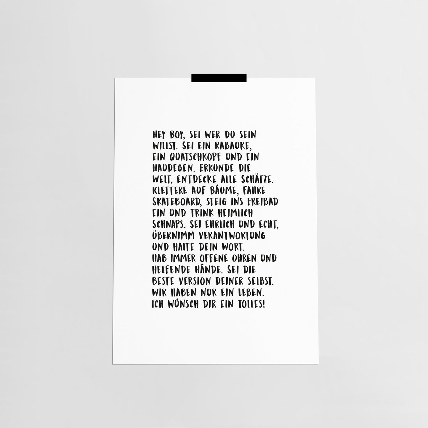 Hey Boy / Poster