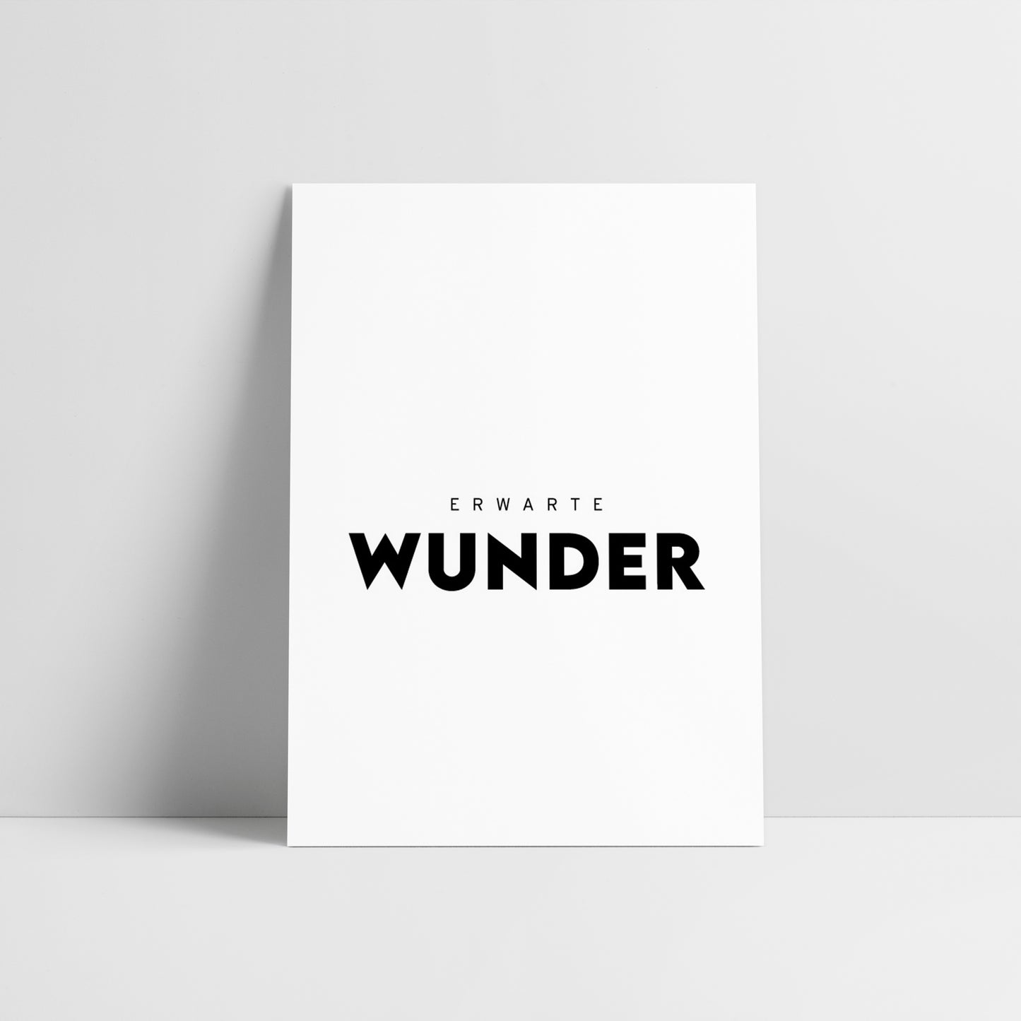 Erwarte Wunder