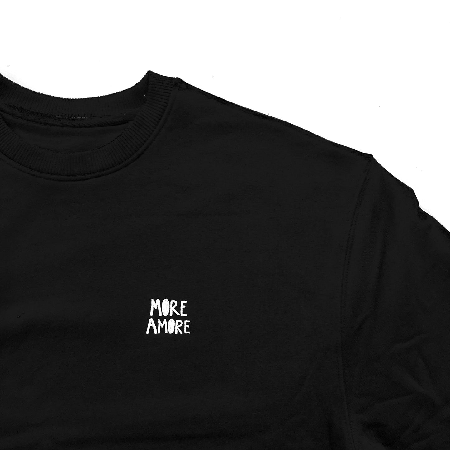 More Amore / Unisex Sweatshirt mit Stick