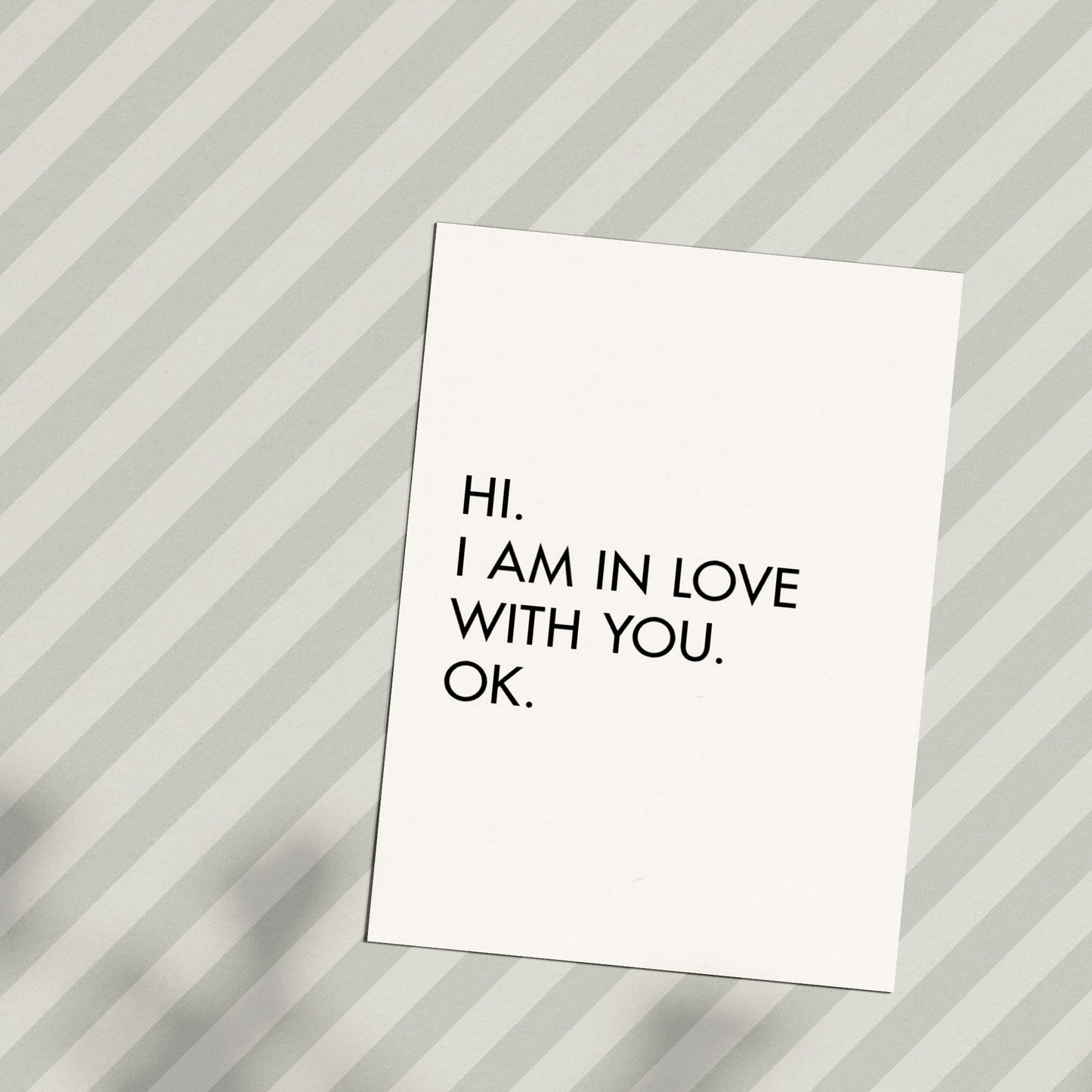 In love with you