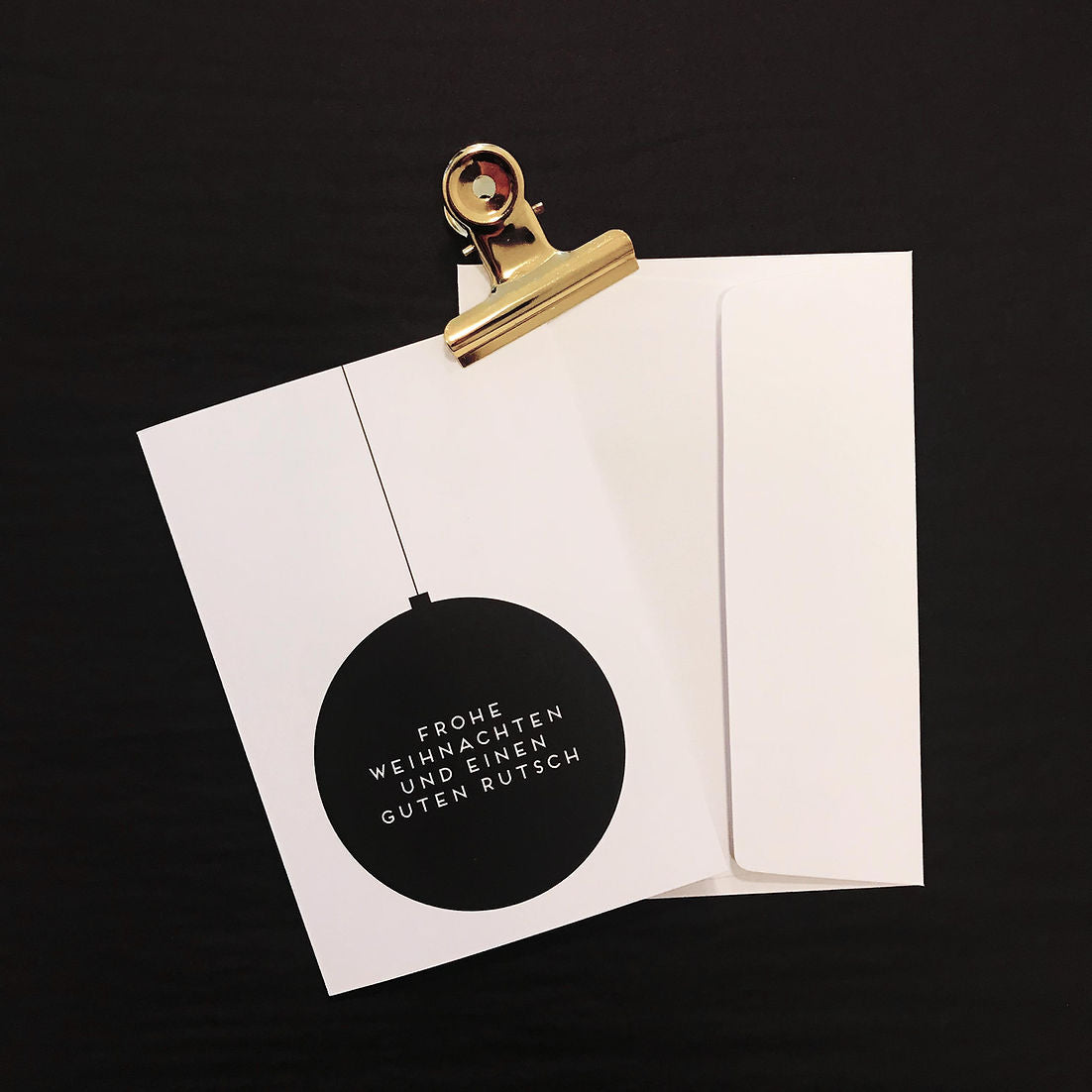 Christbaumkugel / Klappkarte