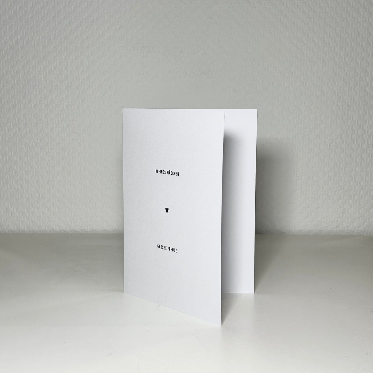 Kleines Mädchen / Klappkarte