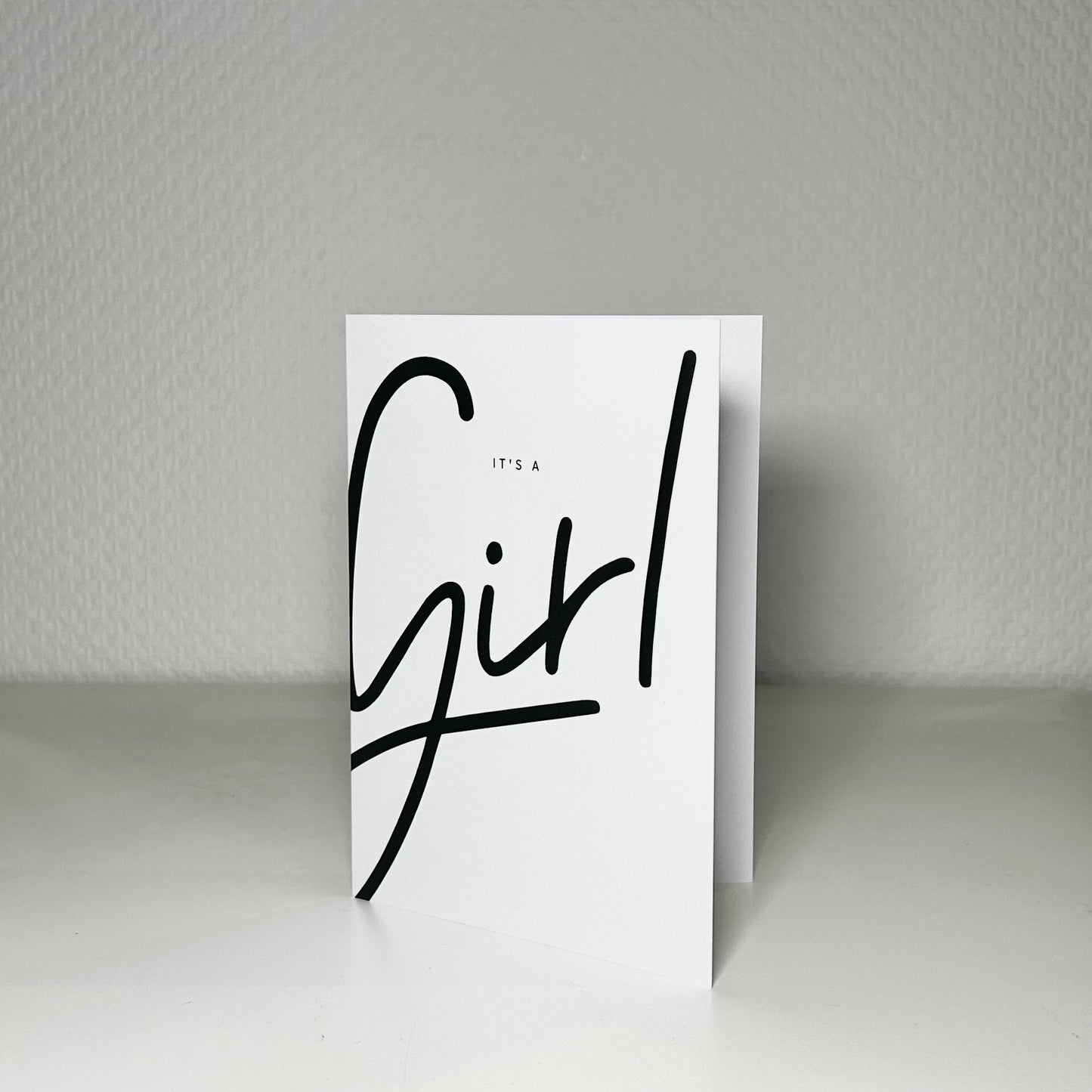 It's a Girl / Klappkarte
