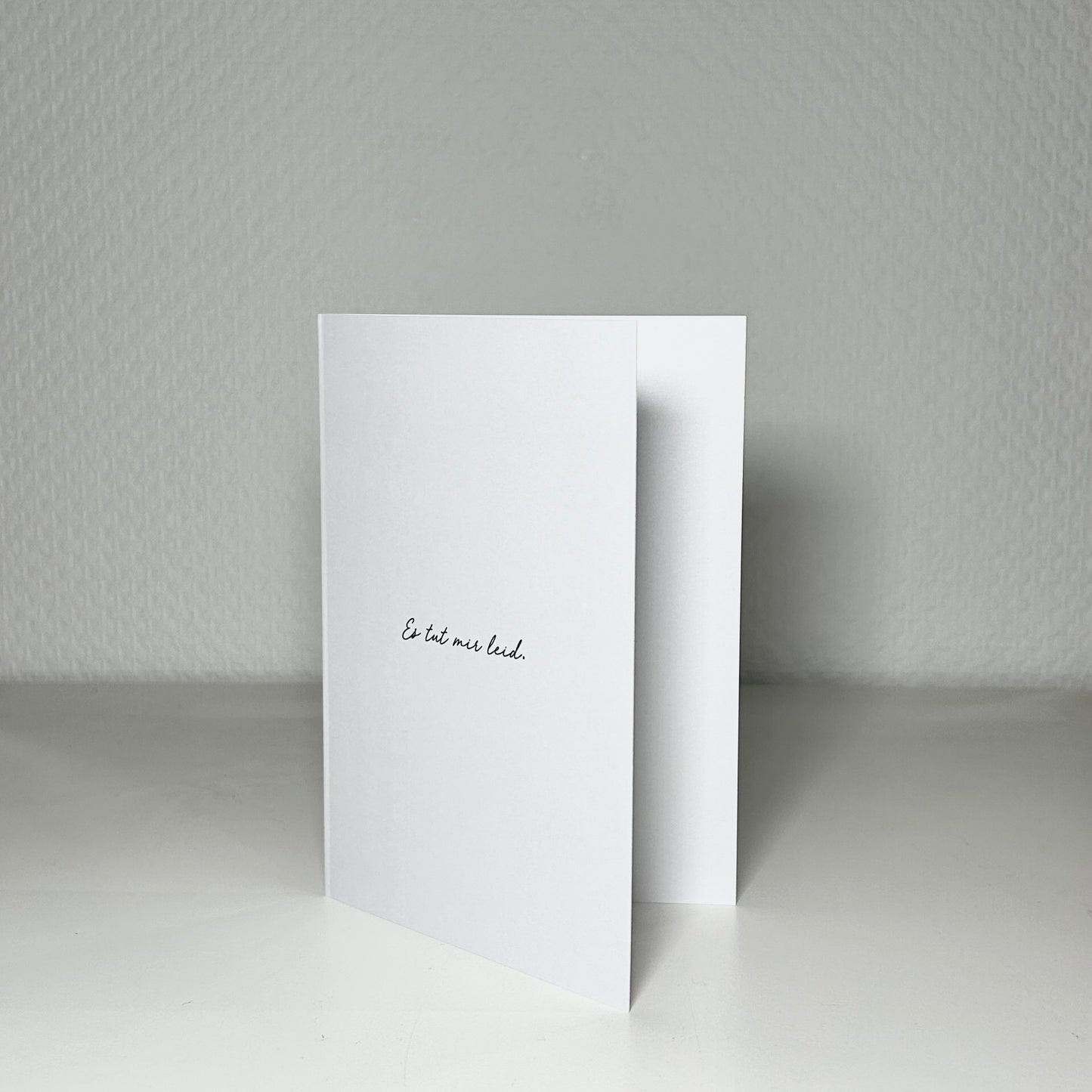 Es tut mir leid / Klappkarte