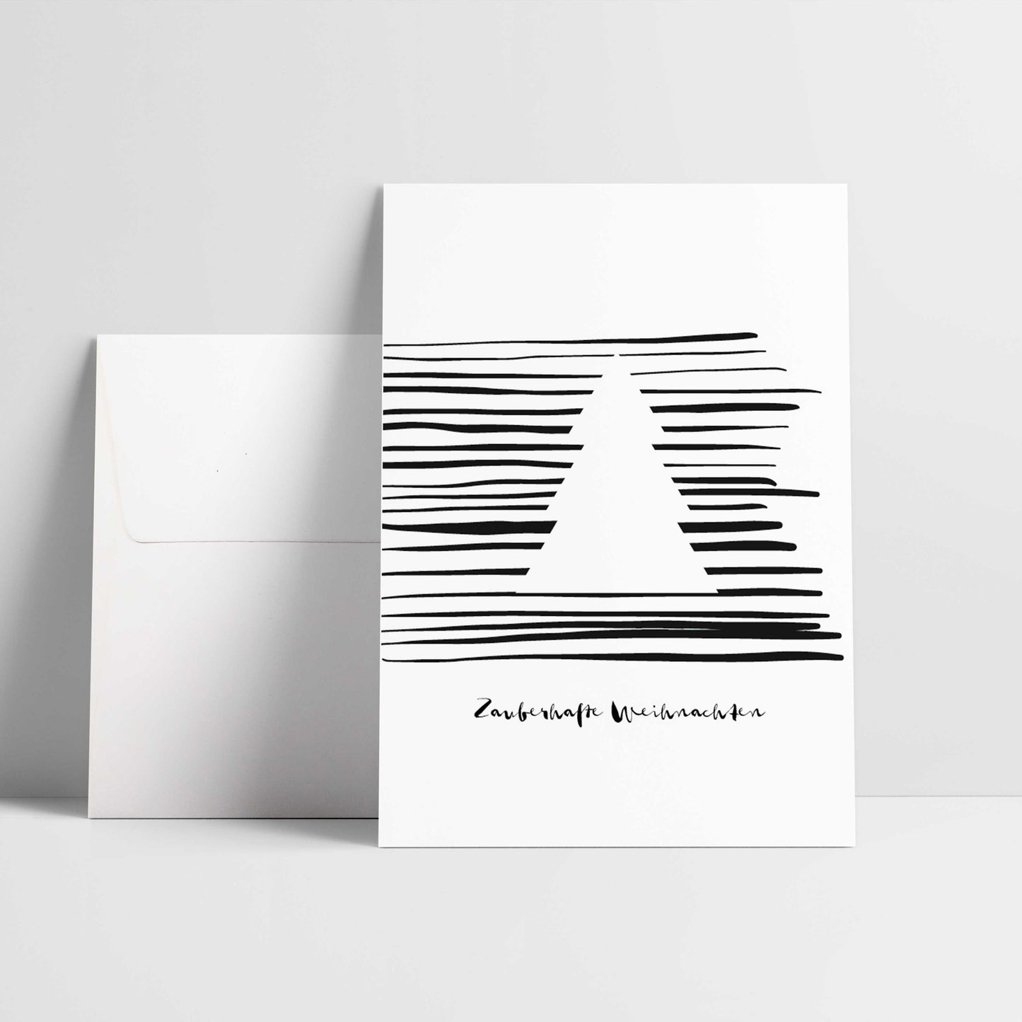 Zauberhafte Weihnachten / Klappkarte