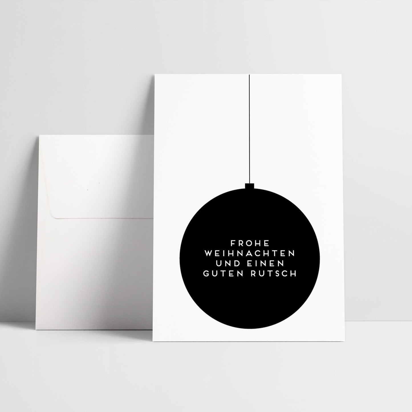 Christbaumkugel / Klappkarte