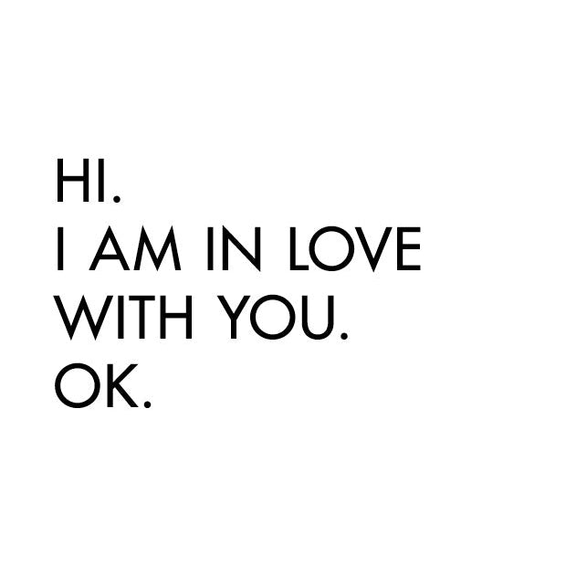 In love with you