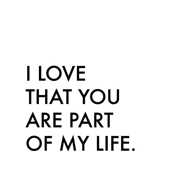 Part of my life