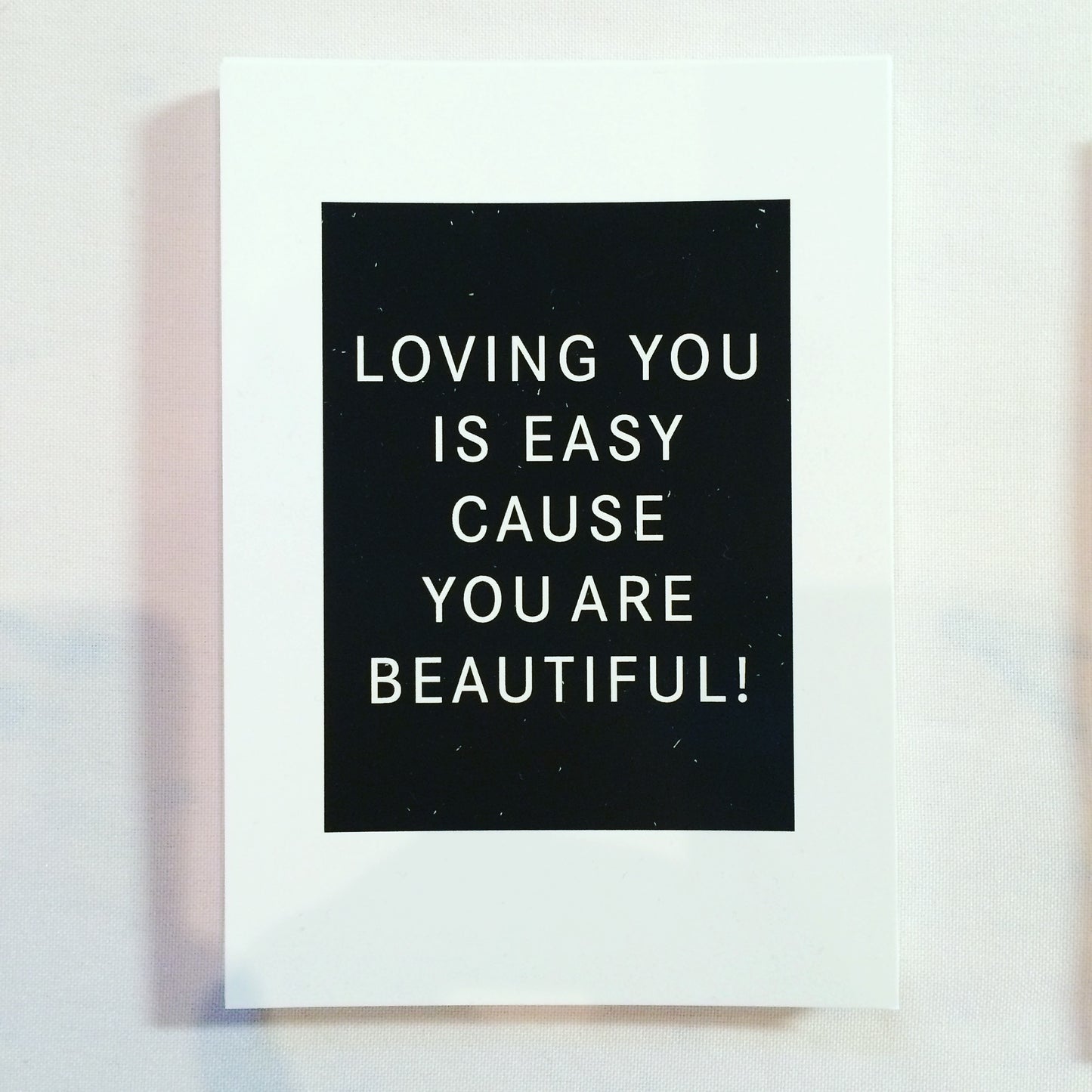 Loving you is easy