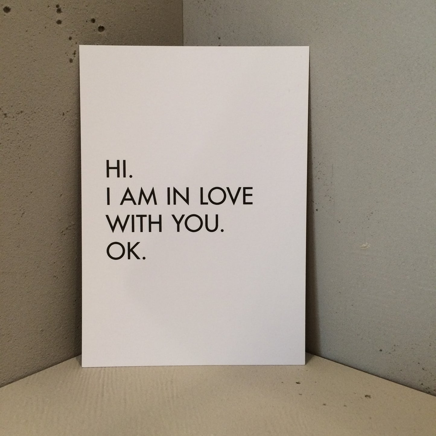 In love with you