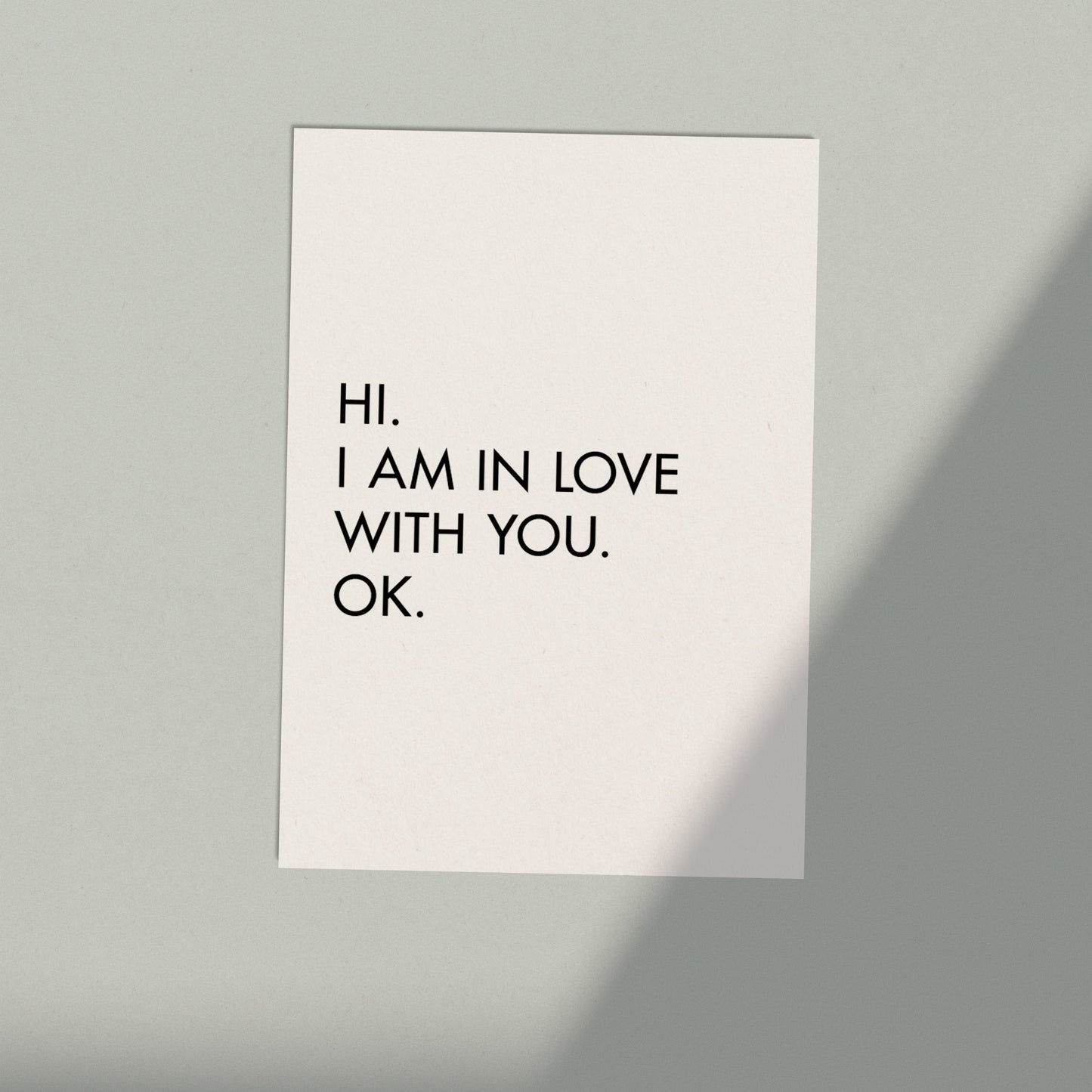 In love with you