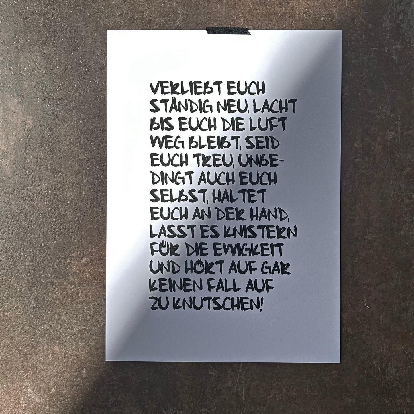 Verliebt euch / Poster